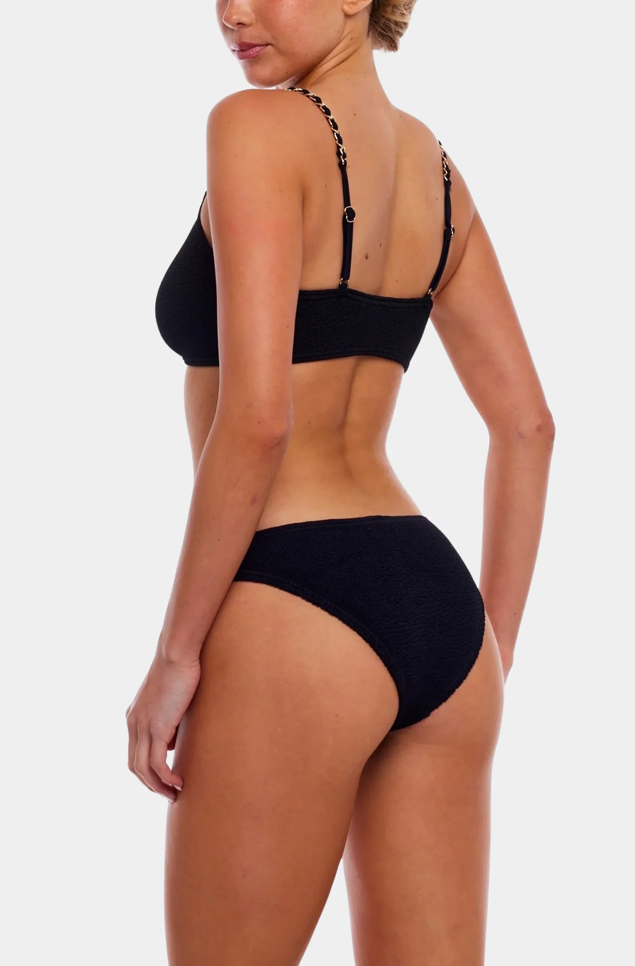 Bondi Gold Chain Bralette Bikini Top - Image 3