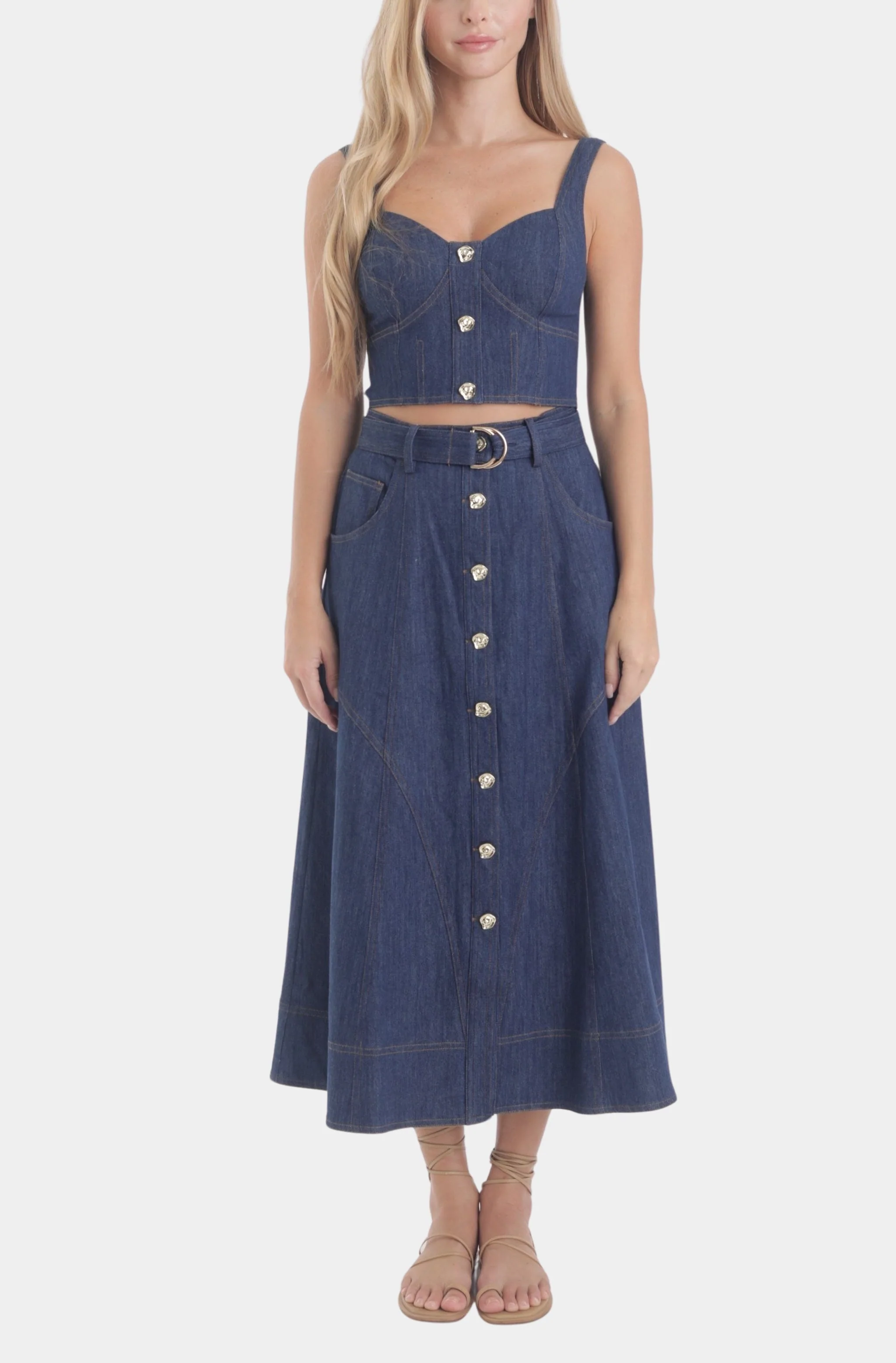 Saro Denim Skirt