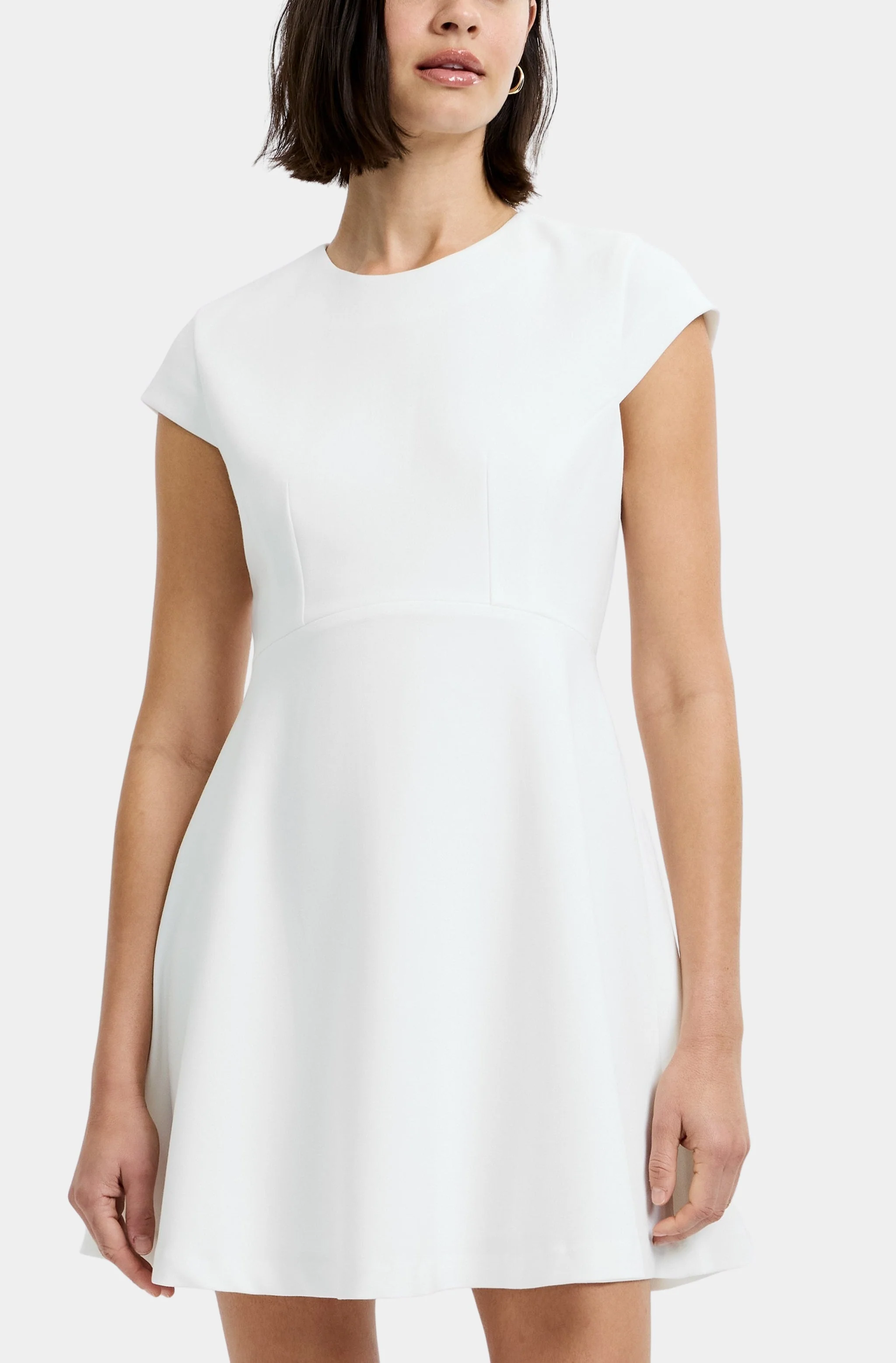 Whisper Cap Sleeve Mini Dress