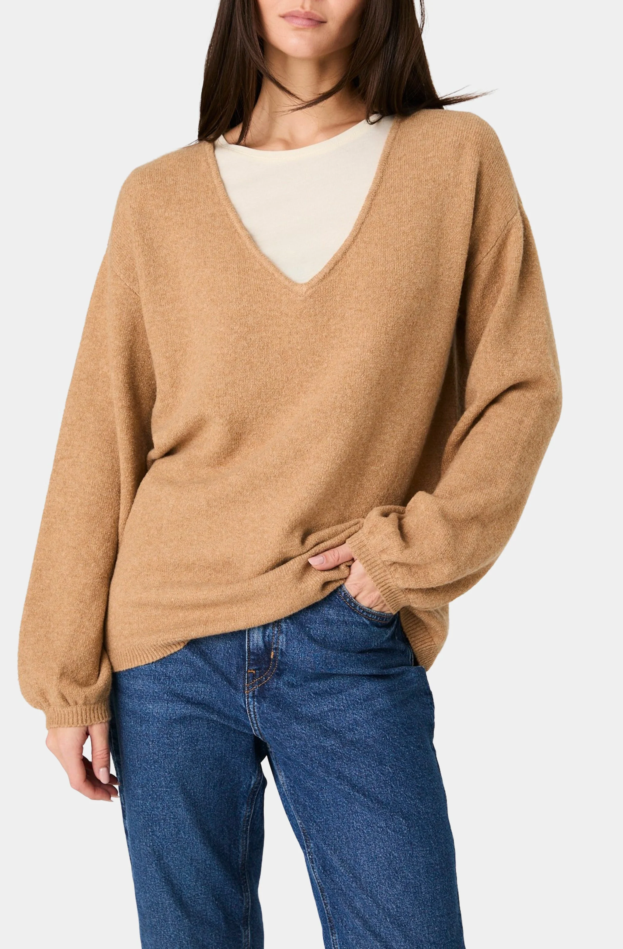 Vhari Knit Vneck Pullover