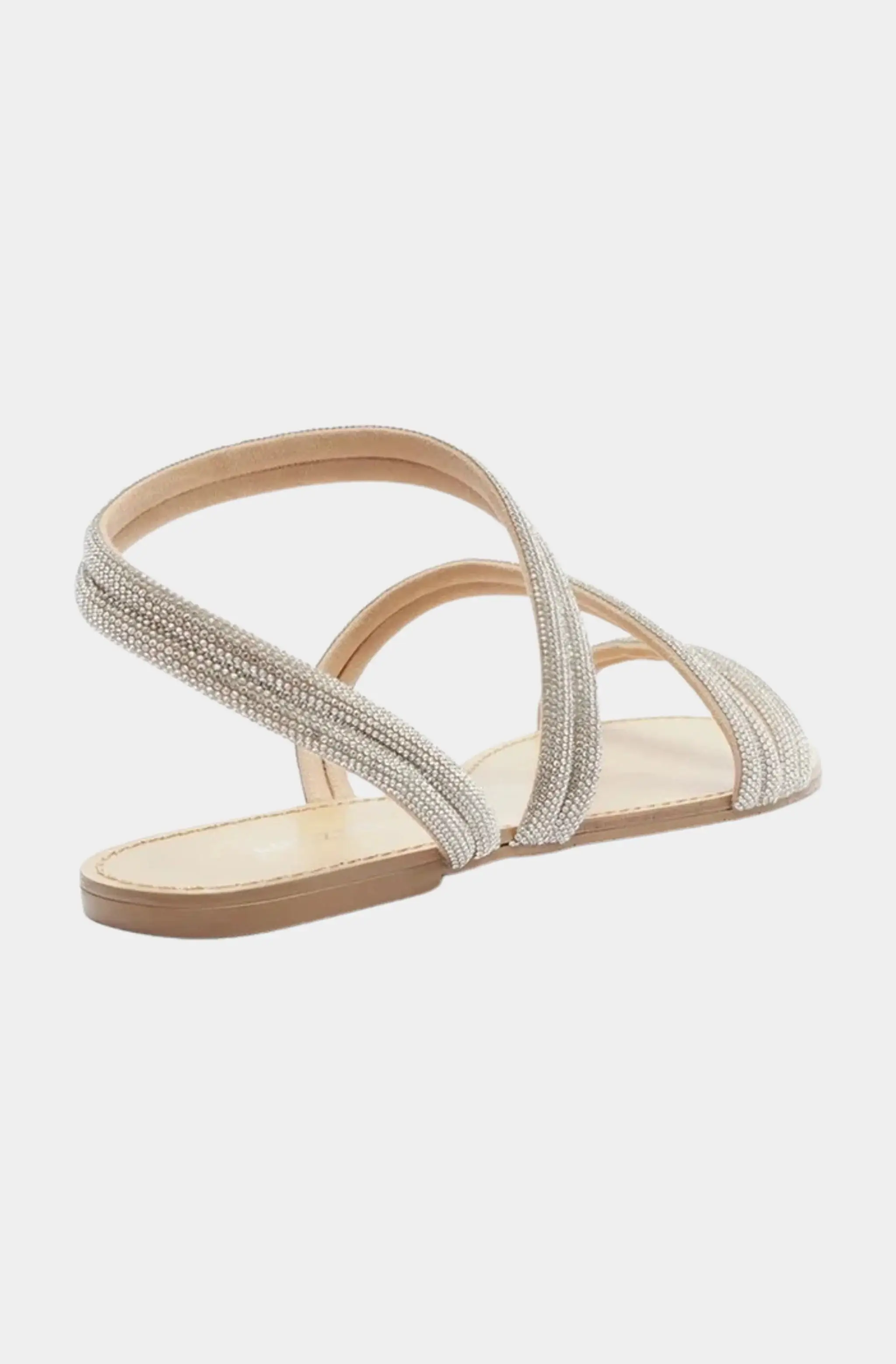 Mikayla Rhinestone Flat Sandal - Image 3