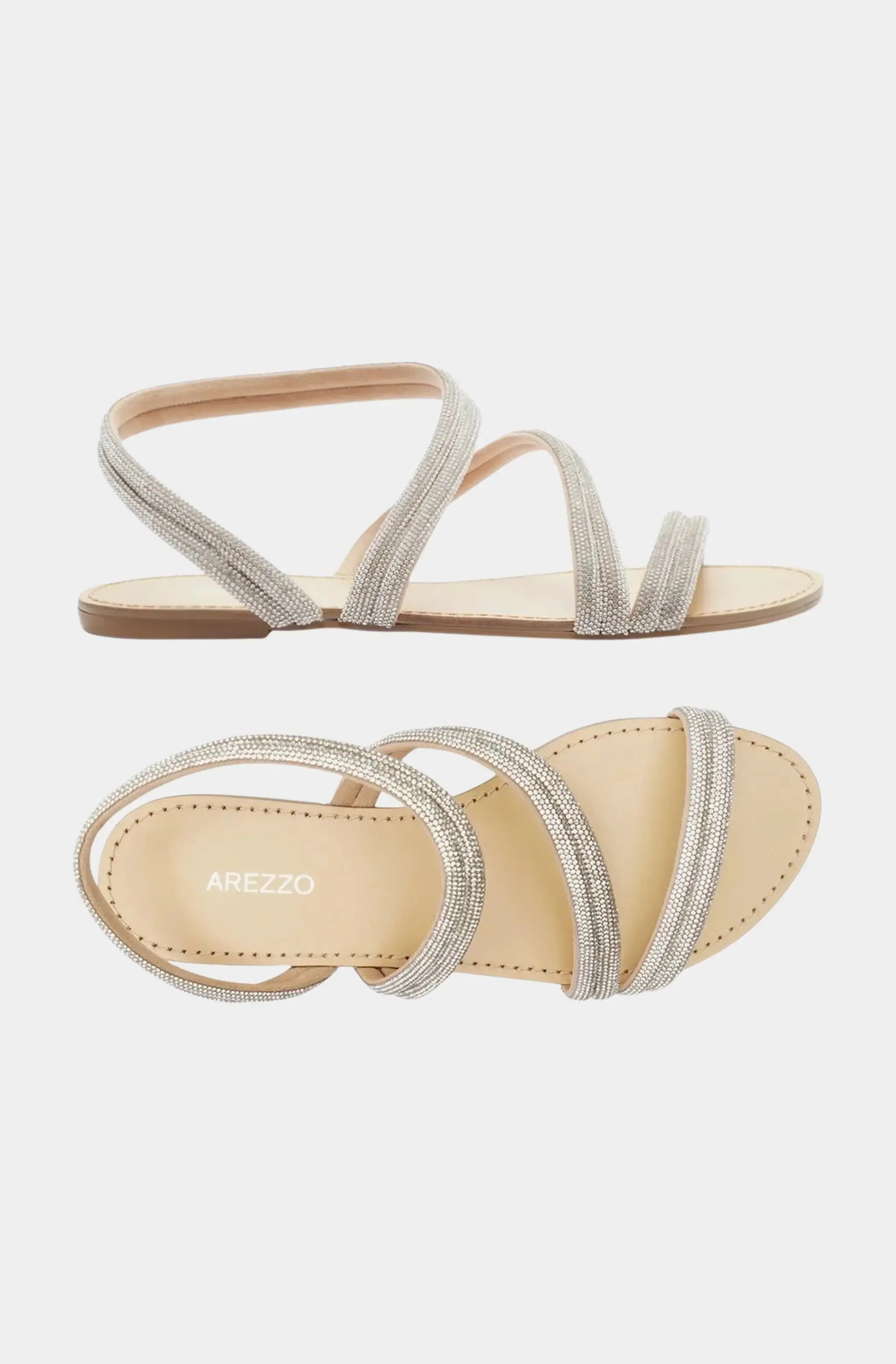 Mikayla Rhinestone Flat Sandal - Image 5