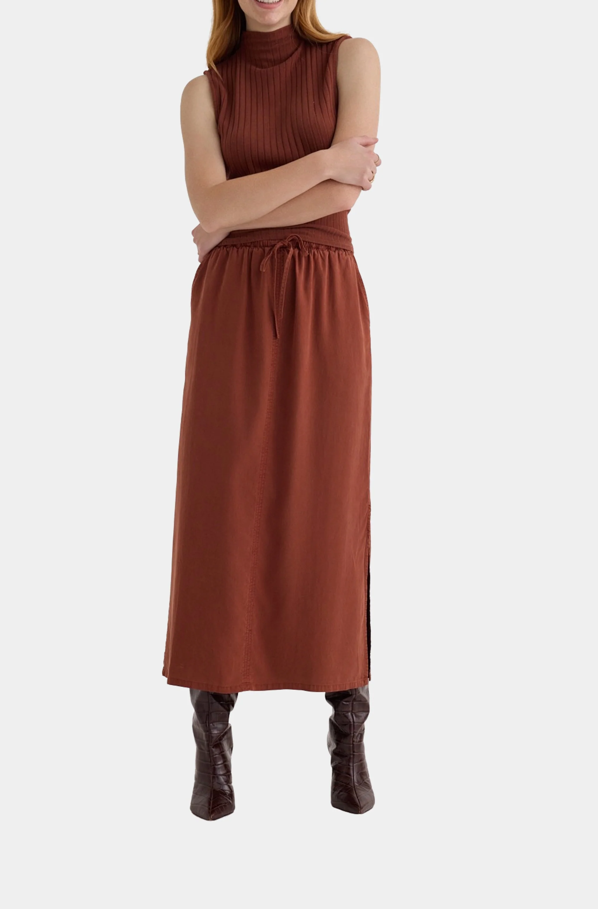 Sleeveless Mock Neck Top - Image 4