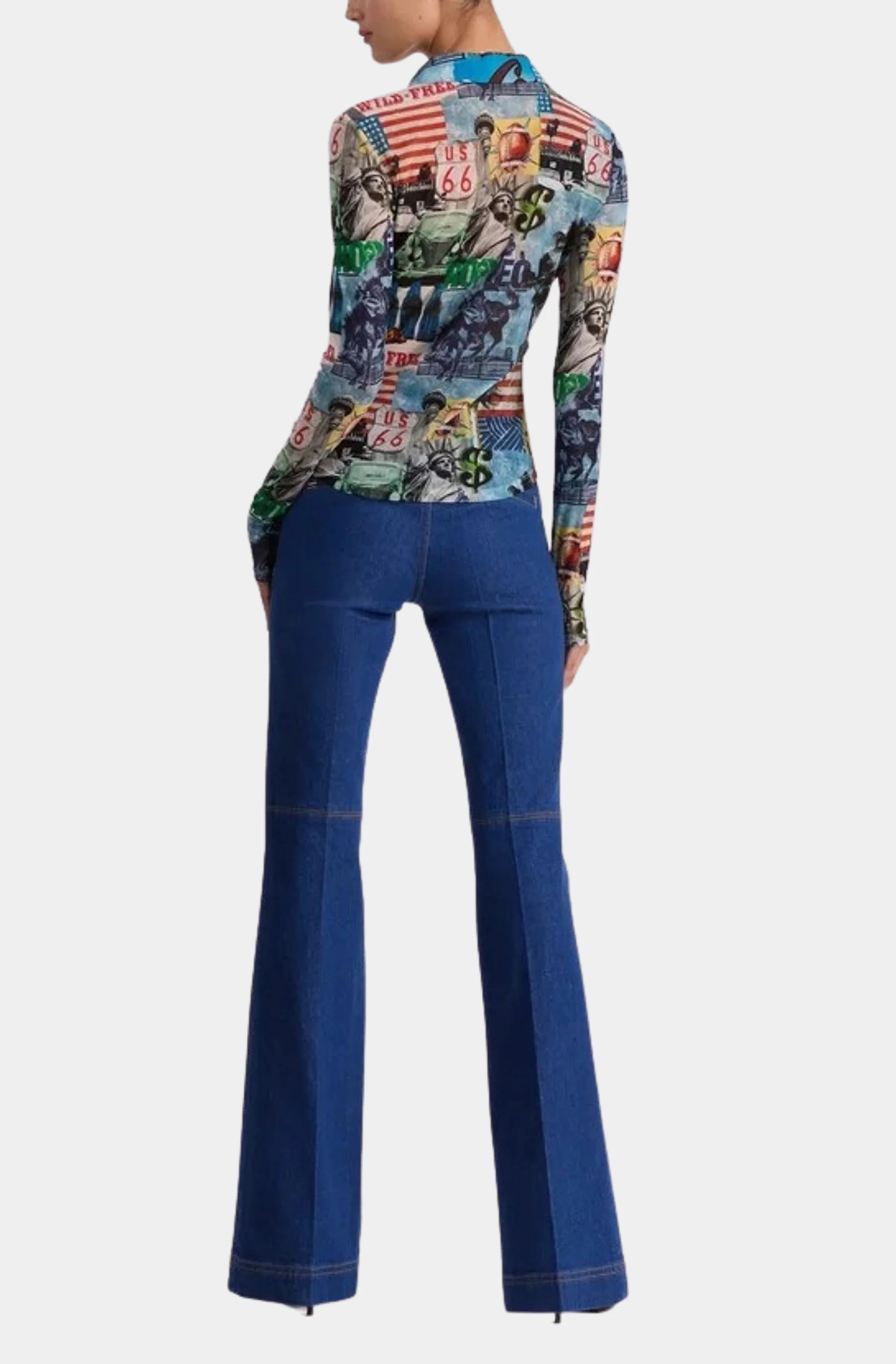 Jade Mesh Button Down - Image 3
