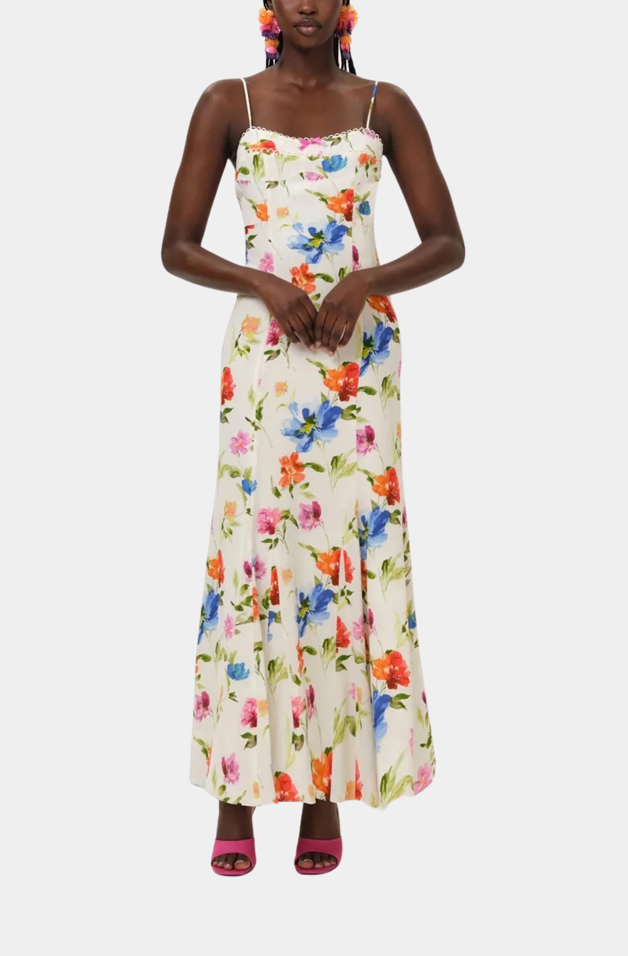 Tropical Bloom Maxi Dress