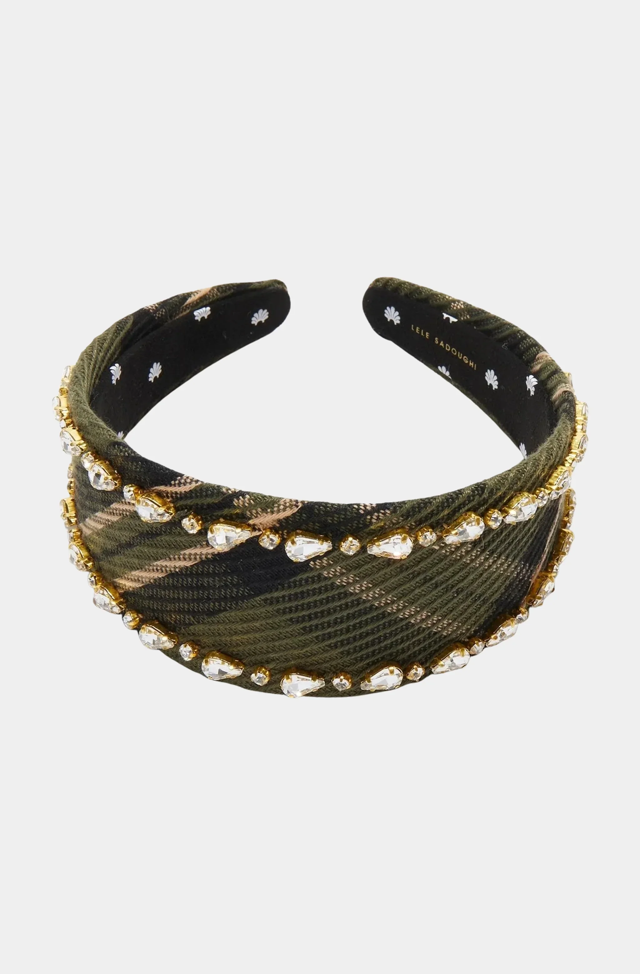 Brigitte Crystal Trim Headband - Image 2