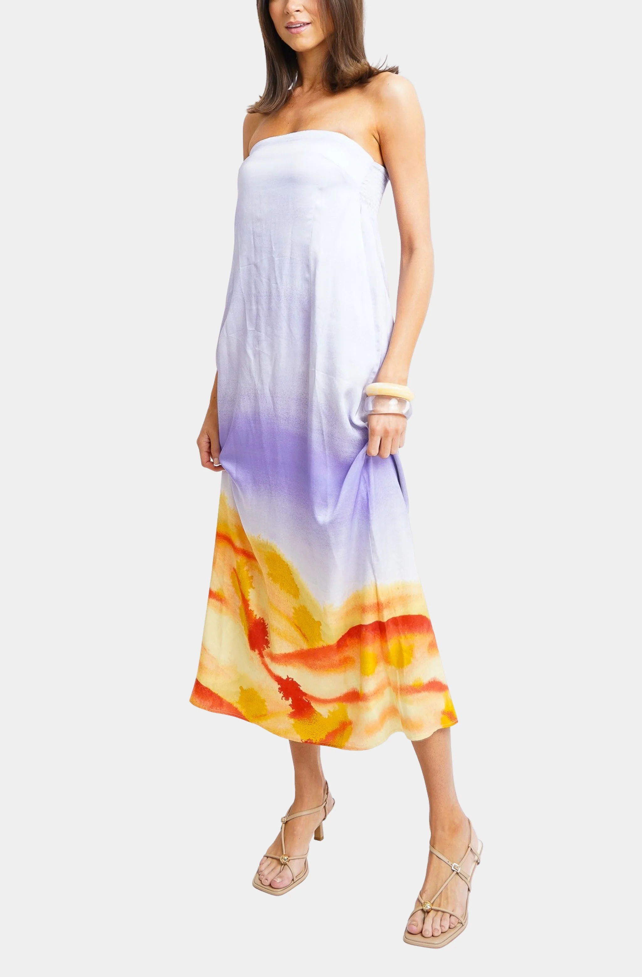 Hemline Exclusive Strapless Maxi Dress - Image 2