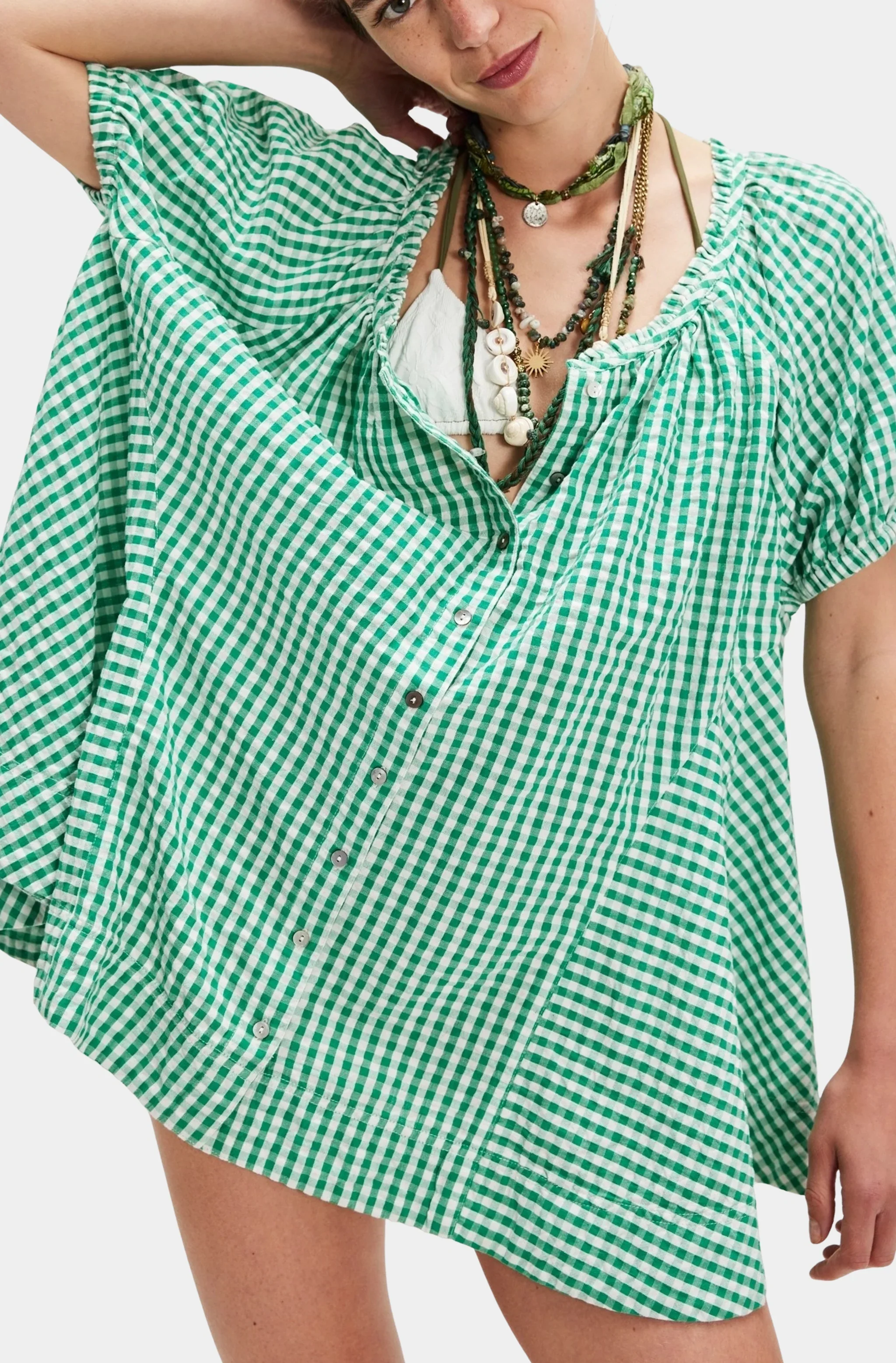 Farley Gingham Tunic - Image 2