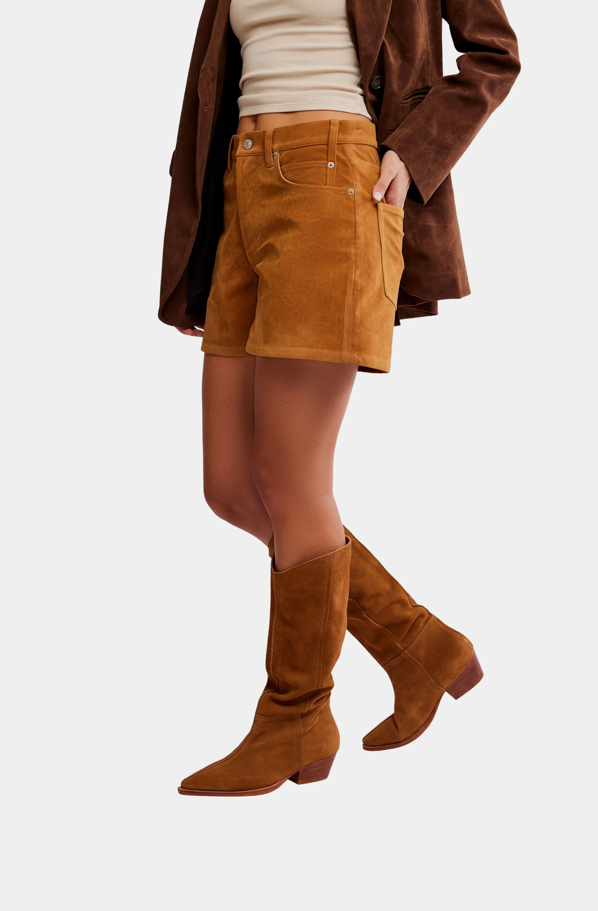Tippi Vegan Suede Short - Image 3