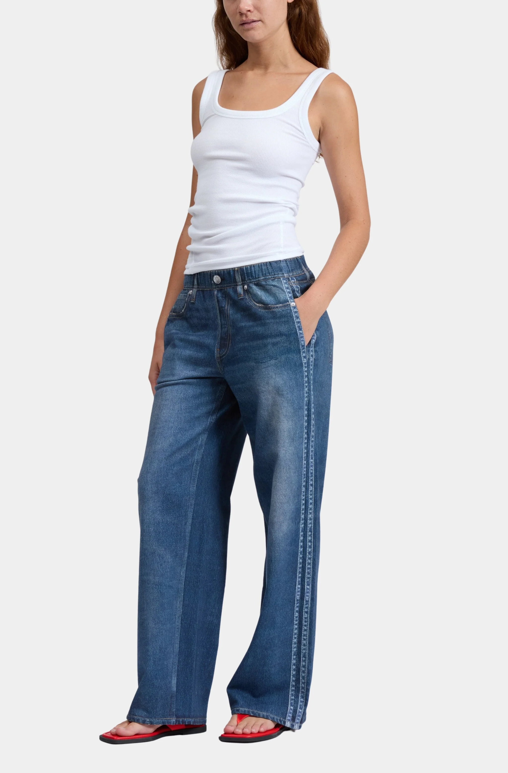 Miramar Terry Pull On Track Pant - Image 2