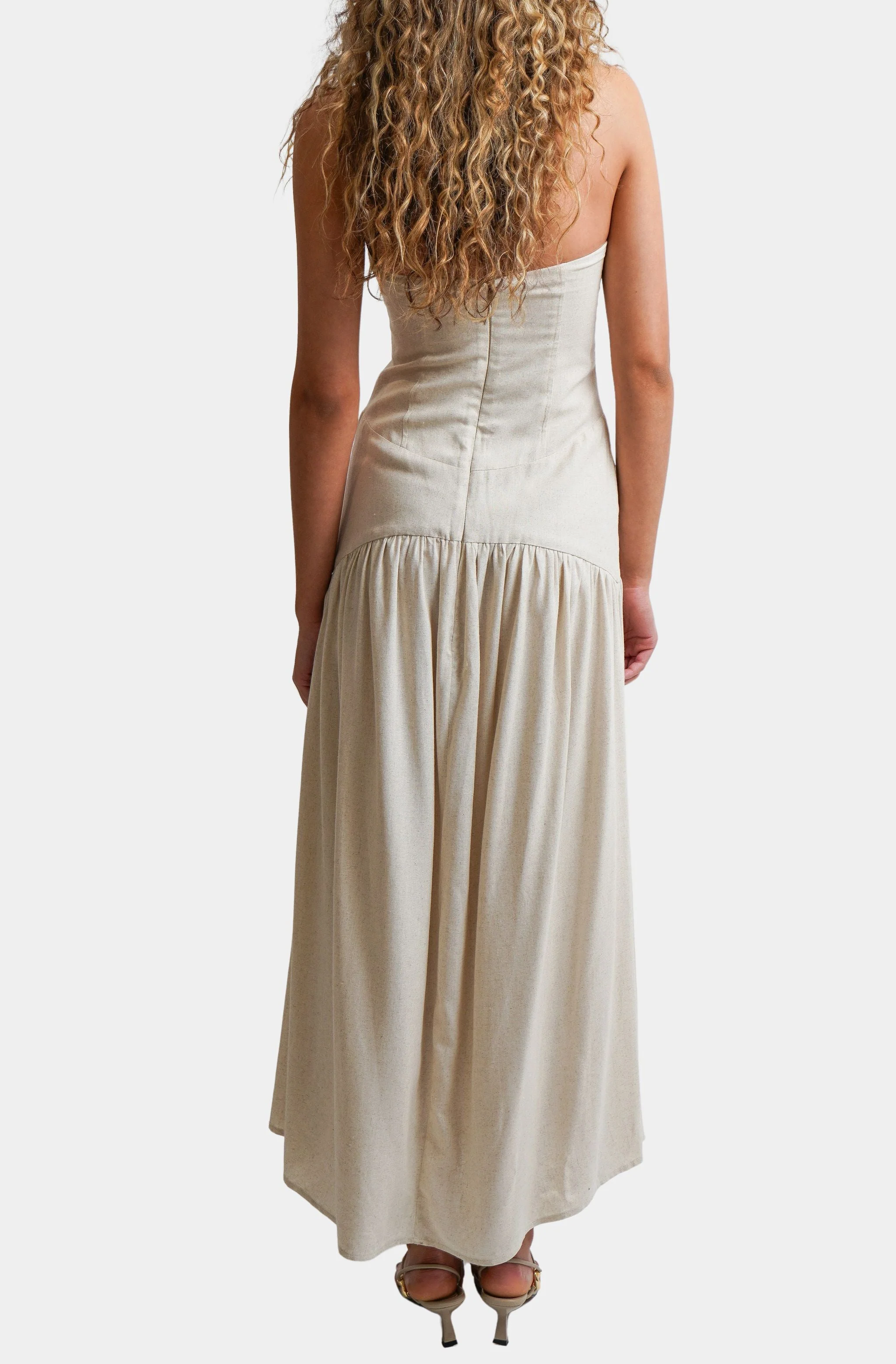 Maxi Strapless Dress - Image 4